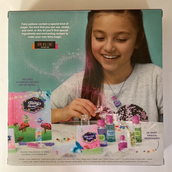 Craft-Tastic Make Your Our Fairy Potions Kit 74 pcs Make 9 Magical Fairy Potions - Picture 3 of 6